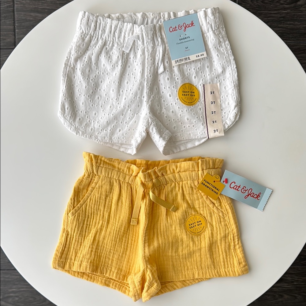 Cat & Jack Bundle of Toddler Shorts 2T